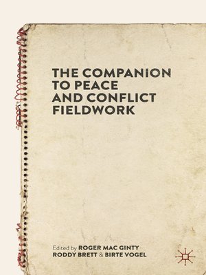 cover image of The Companion to Peace and Conflict Fieldwork